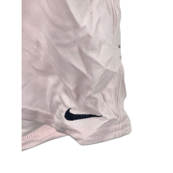 Nike Dri-Fit Women's New Colorblock Short Sleeve Shirt Pink & Black Size L Athle - Picture 7 of 9